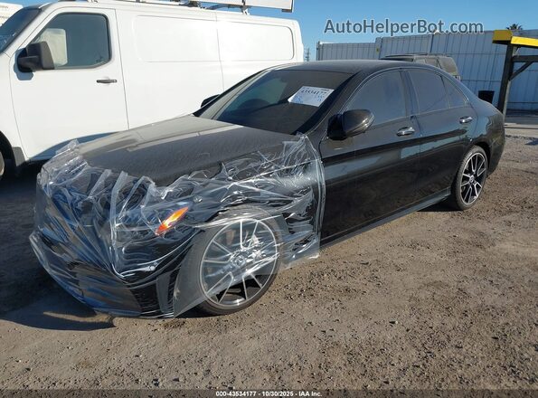 W1KWF8DB9MR634532 2021 MERCEDES-BENZ C-CLASS Black Vista tres cuartos delantera izquierda