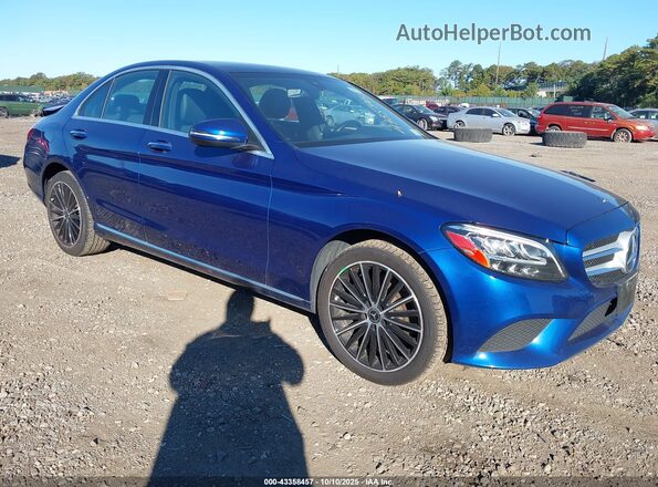 W1KWF8EB3LR575975 2020 MERCEDES-BENZ C-CLASS Blue წინა მარჯვენა