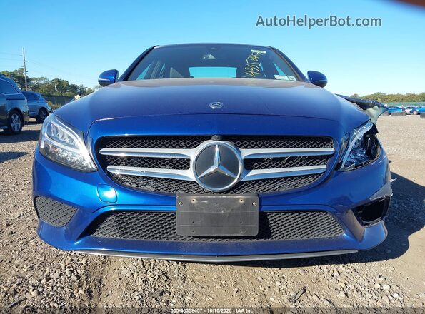 W1KWF8EB3LR575975 2020 MERCEDES-BENZ C-CLASS Blue ხელსაწყოთა პანელის ხედი