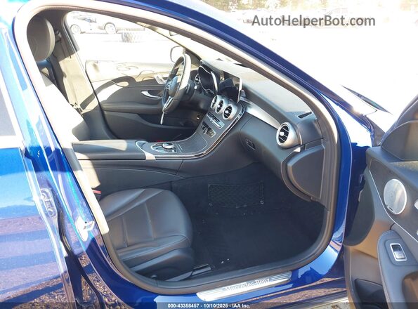 W1KWF8EB3LR575975 2020 MERCEDES-BENZ C-CLASS Blue წინა სალონის ხედი