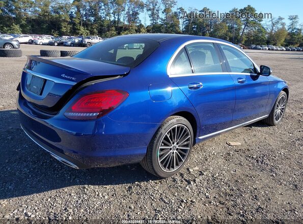 W1KWF8EB3LR575975 2020 MERCEDES-BENZ C-CLASS Blue უკანა მარჯვენა