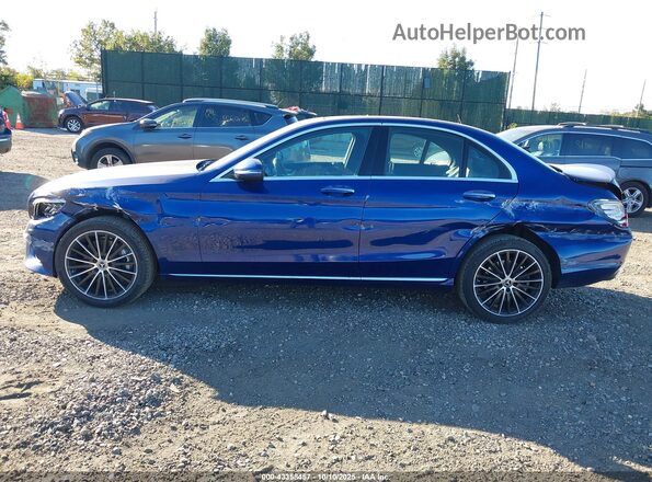 W1KWF8EB3LR575975 2020 MERCEDES-BENZ C-CLASS Blue სალონის 360-გრადუსიანი ხედი