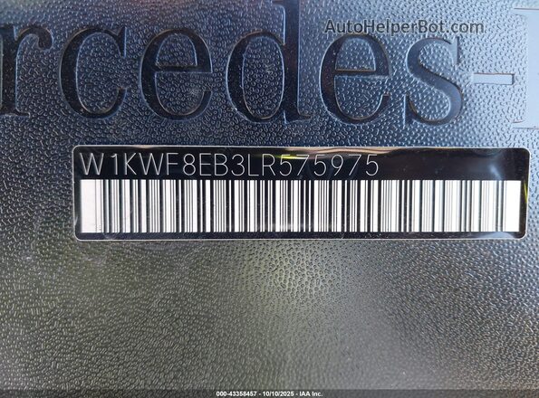 W1KWF8EB3LR575975 2020 MERCEDES-BENZ C-CLASS Blue 