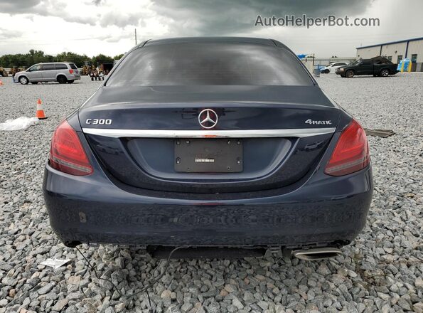 W1KWF8EB5MR627897 2021 MERCEDES-BENZ C Blue Вид ззаду