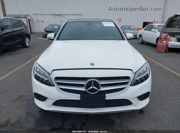 W1KWF8EB8MR625884 2021 MERCEDES-BENZ C-CLASS White Vista interior trasera