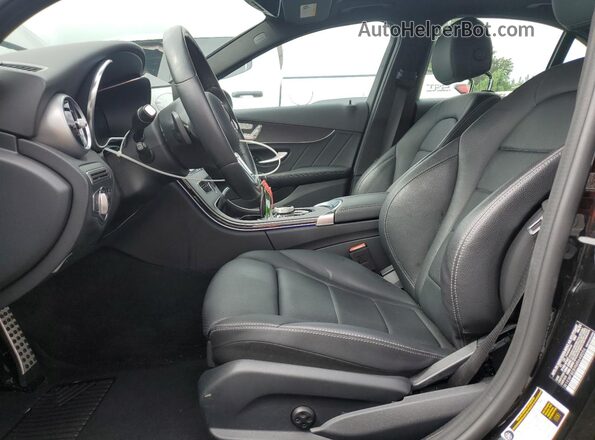 W1KWF8EB9MR648056 2021 MERCEDES-BENZ C Black Widok wnętrza z przodu