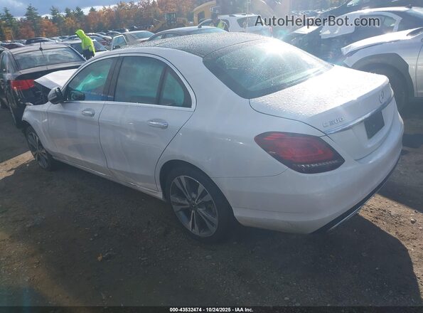W1KWF8EB9MR648655 2021 MERCEDES-BENZ C-CLASS White Trasero izquierdo