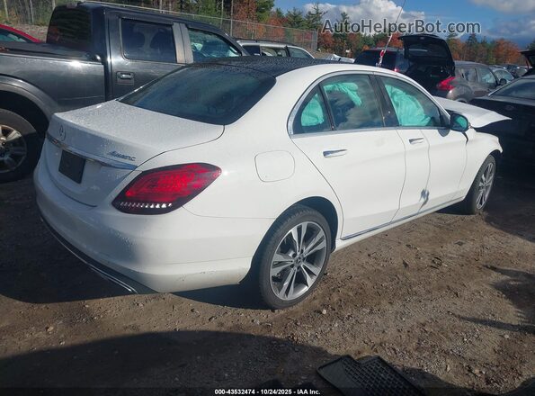 W1KWF8EB9MR648655 2021 MERCEDES-BENZ C-CLASS White Trasero derecho