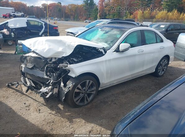 W1KWF8EB9MR648655 2021 MERCEDES-BENZ C-CLASS White Vista tres cuartos delantera izquierda