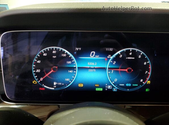 W1KZF5KBXNB015897 2022 MERCEDES-BENZ E Серый Вид щитка приборов