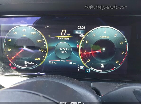W1KZF8DB0MA931913 2021 MERCEDES-BENZ E-CLASS Синий Вид задних сидений