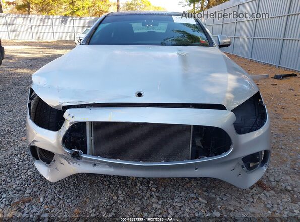 W1KZF8EB4MA875716 2021 MERCEDES-BENZ E-CLASS Silver ხელსაწყოთა პანელის ხედი