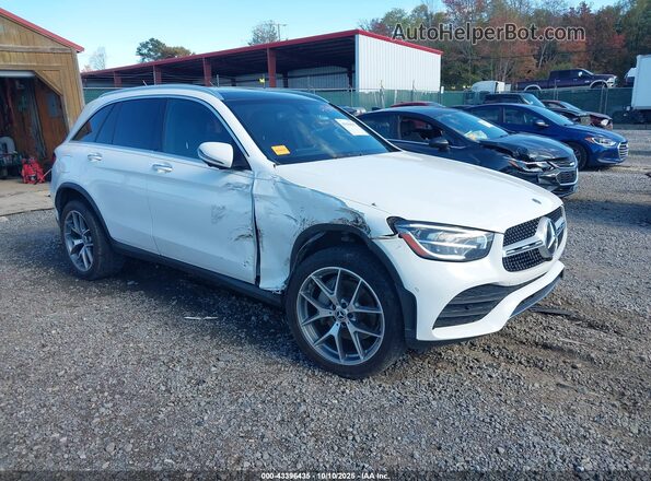 W1N0G8EB0MF899104 2021 MERCEDES-BENZ GLC 300 White Передня права чверть