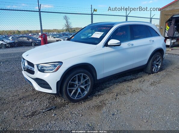W1N0G8EB0MF899104 2021 MERCEDES-BENZ GLC 300 White Передня ліва чверть