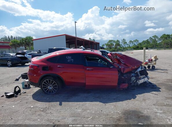 W1N0J8EB7MF969358 2021 MERCEDES-BENZ GLC 300 Red უკანა სალონის ხედი