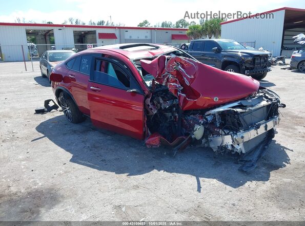 W1N0J8EB7MF969358 2021 MERCEDES-BENZ GLC 300 Red წინა მარჯვენა