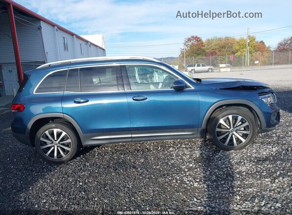W1N4M4GBXPW280658 2023 MERCEDES-BENZ GLB-CLASS Синий Вид задней части салона