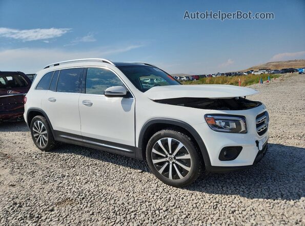 W1N4M4HB0PW280294 2023 MERCEDES-BENZ GLB-CLASS Белый Передняя правая четверть