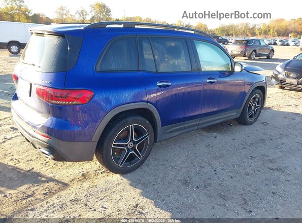 W1N4M4HB2MW109347 2021 MERCEDES-BENZ GLB-CLASS Синий Задняя правая четверть