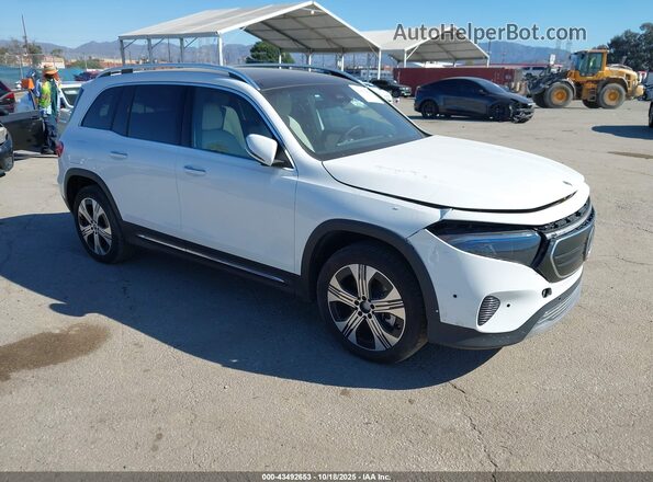 W1N9M0CB6RN094287 2024 MERCEDES-BENZ EQB 250 SUV Белый Передняя правая четверть