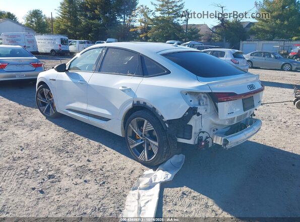 WA13AAGE5NB037150 2022 AUDI E-TRON Белый Задняя левая четверть