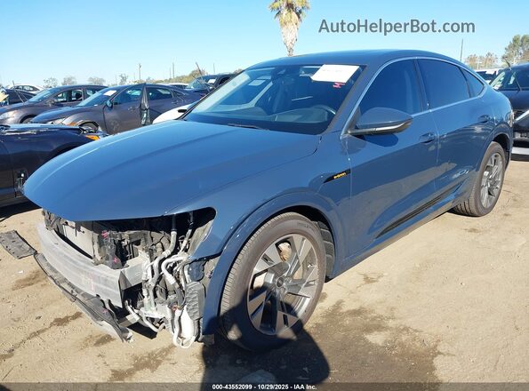 WA13AAGEXMB006460 2021 AUDI E-TRON Pewter Передняя левая четверть