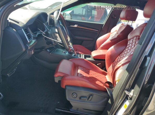 WA1A4AFY0J2058153 2018 AUDI SQ5 Gray Widok wnętrza z przodu