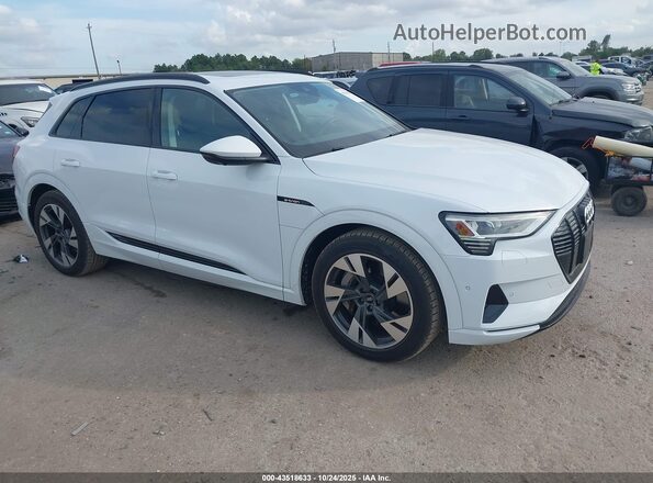 WA1AAAGE3MB019445 2021 AUDI E-TRON Белый Передняя правая четверть