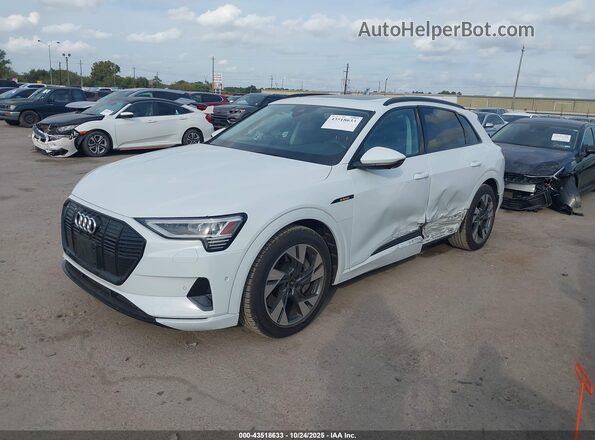 WA1AAAGE3MB019445 2021 AUDI E-TRON Белый Передняя левая четверть