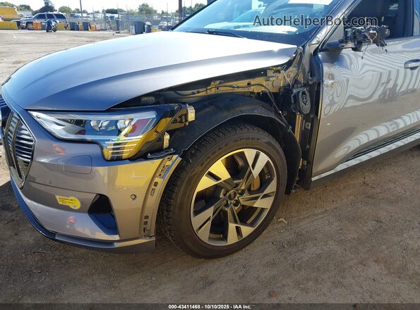 WA1AAAGE7NB006134 2022 AUDI E-TRON Gray Front view