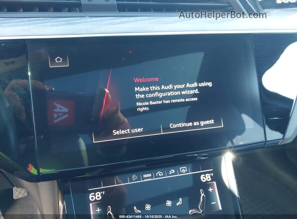 WA1AAAGE7NB006134 2022 AUDI E-TRON Gray 