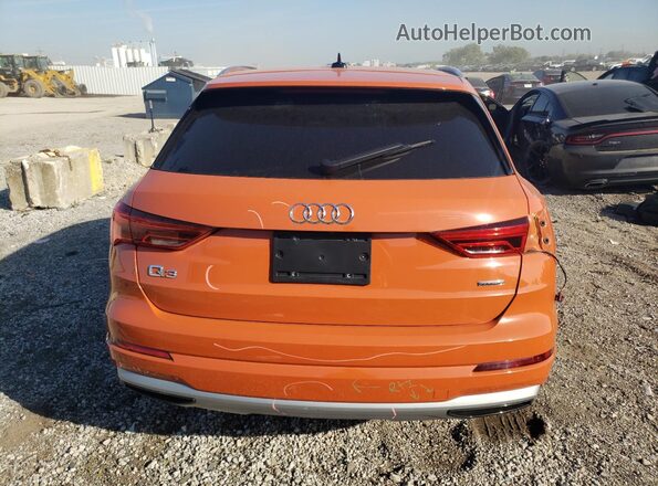 WA1AECF31K1078593 2019 AUDI Q3 Оранжевый Вид сзади