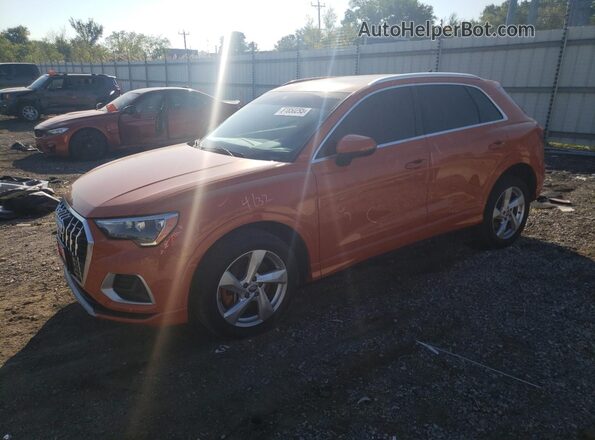 WA1AECF31K1078593 2019 AUDI Q3 Оранжевый Передняя левая четверть