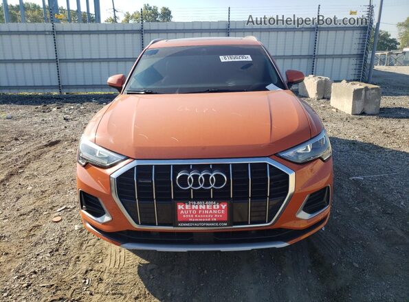 WA1AECF31K1078593 2019 AUDI Q3 Оранжевый Вид спереди