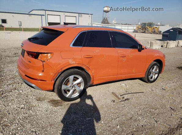 WA1AECF31K1078593 2019 AUDI Q3 Оранжевый Задняя правая четверть