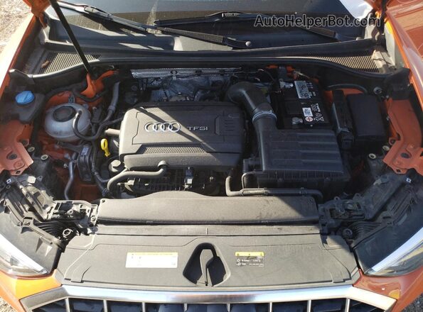 WA1AECF31K1078593 2019 AUDI Q3 Оранжевый Вид подкапотного пространства