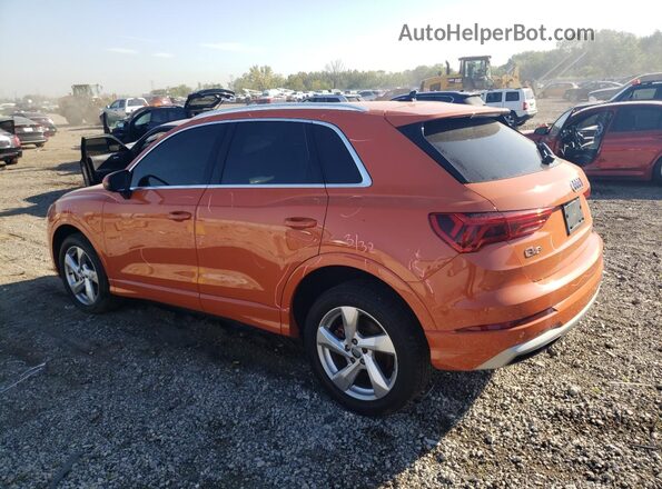 WA1AECF31K1078593 2019 AUDI Q3 Оранжевый Задняя левая четверть