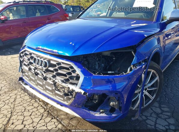 WA1B4AFY1N2113672 2022 AUDI SQ5 Синий Вид спереди