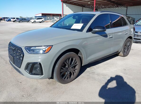 WA1B4AFY8M2034966 2021 AUDI SQ5 Серый Передняя левая четверть