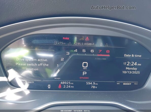 WA1C4AFY7M2010727 2021 AUDI SQ5 White Widok tylnych siedzeń