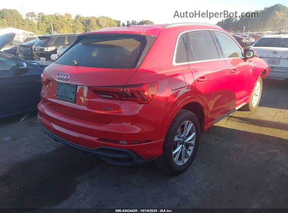 WA1DECF31S1006306 2025 AUDI Q3 Красный Задняя правая четверть