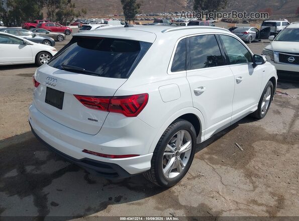 WA1DECF34R1042095 2024 AUDI Q3 White უკანა მარჯვენა