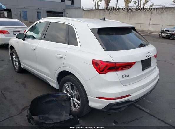 WA1DECF35P1103399 2023 AUDI Q3 White უკანა მარცხენა