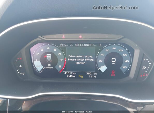 WA1DECF38R1095771 2024 AUDI Q3 White Widok tylnych siedzeń