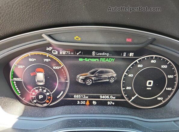 WA1E2AFYXL2065167 2020 AUDI Q5 Серый Вид щитка приборов