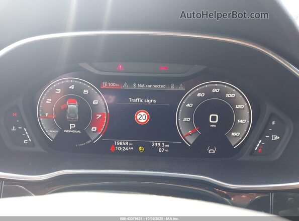 WA1EECF30M1100636 2021 AUDI Q3 Gray Հետևի նստատեղերի տեսք