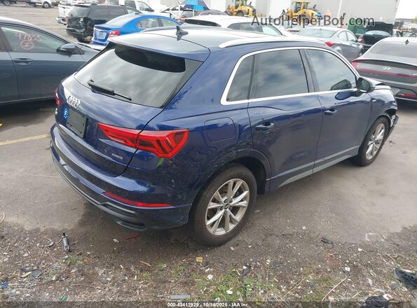WA1EECF32M1102002 2021 AUDI Q3 Dark Blue Rear right