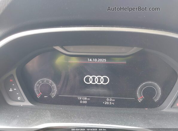 WA1EECF32M1102002 2021 AUDI Q3 Dark Blue Rear seats view
