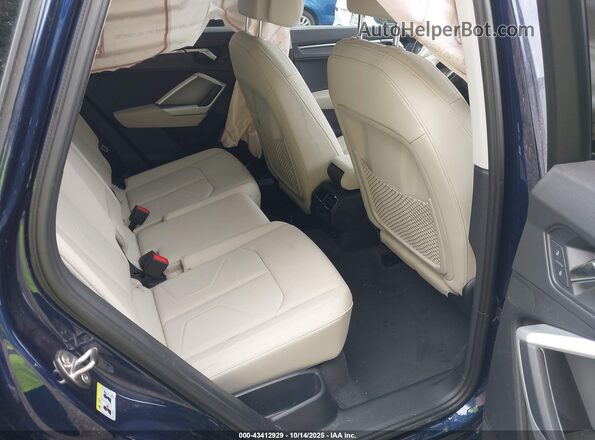 WA1EECF32M1102002 2021 AUDI Q3 Dark Blue VIN sticker view