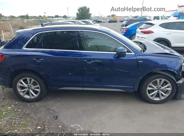 WA1EECF32M1102002 2021 AUDI Q3 Dark Blue Rear interior view